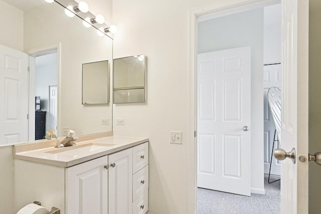 7511 Brown Ave Unit N, Forest Park, IL 60130 - bathroom with vanity and baseboards