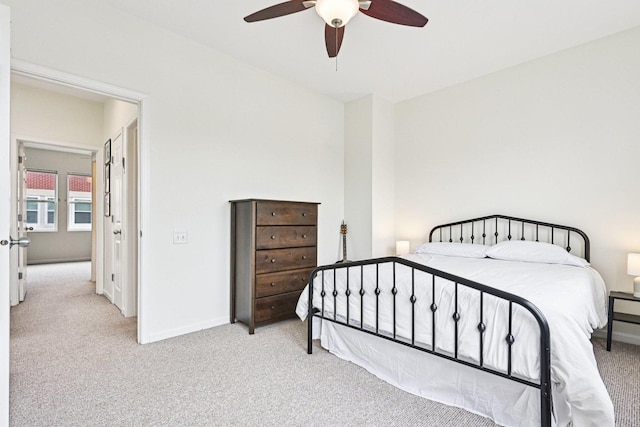 7511 Brown Ave Unit N, Forest Park, IL 60130 - bedroom with carpet flooring and a ceiling fan