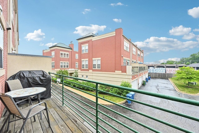 7511 Brown Ave Unit N, Forest Park, IL 60130 - balcony featuring a grill