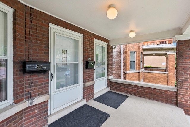 217 S Oak Park Ave, Oak Park, IL 60302 - property entrance with brick siding and covered porch