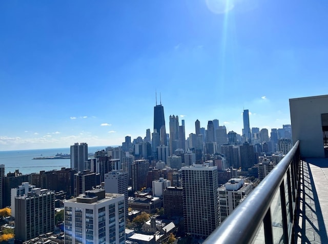 1560 N Sandburg Ter Unit 2202, Chicago, IL 60610 - skyline view with a large body of water