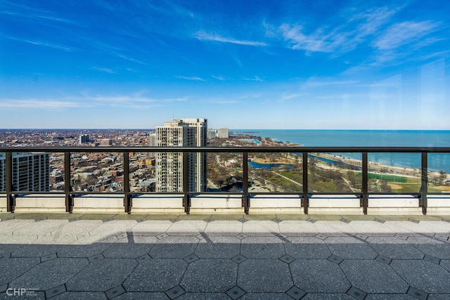 1560 N Sandburg Ter Unit 2202, Chicago, IL 60610 - balcony with a view of city and a water view