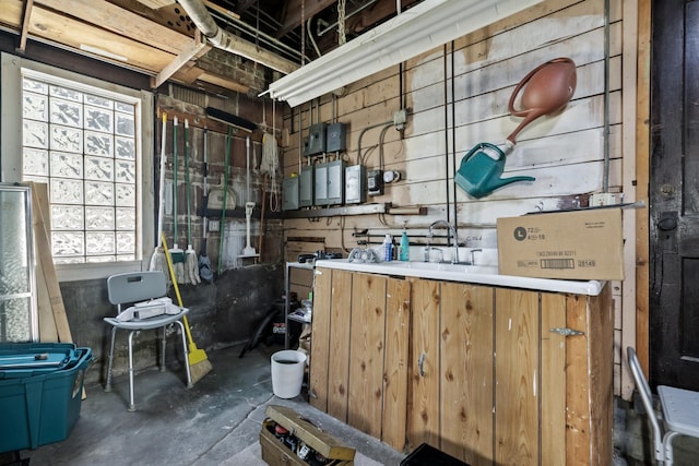 1412 Schilling Ave, Chicago Heights, IL 60411 - misc room featuring unfinished concrete flooring