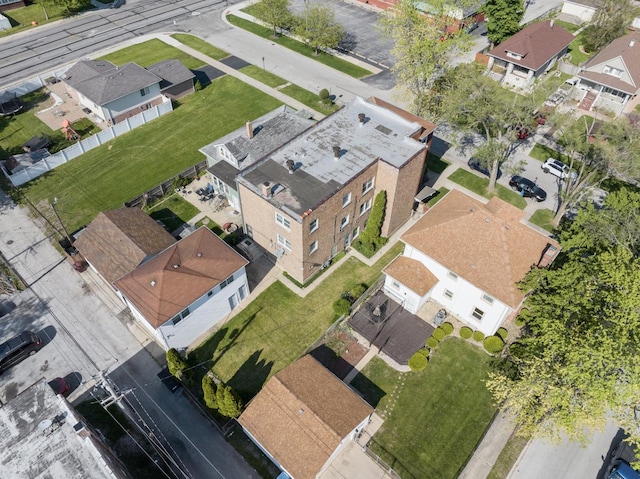 1412 Schilling Ave, Chicago Heights, IL 60411 - aerial overview of property's location featuring nearby suburban area