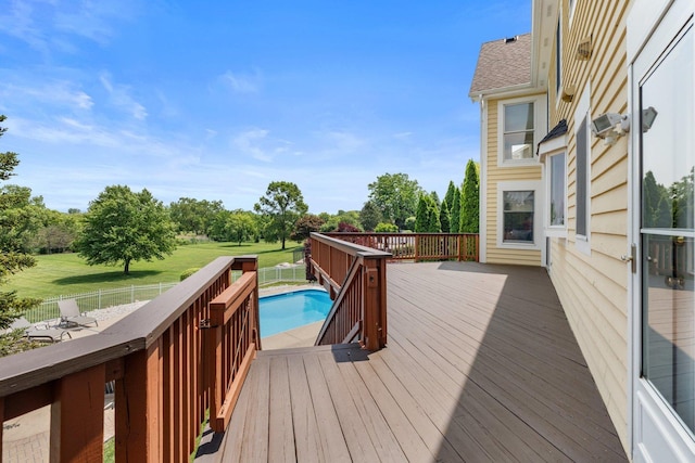 6312 Kingsbridge Dr, Cary, IL 60013 - deck featuring view of wooded area