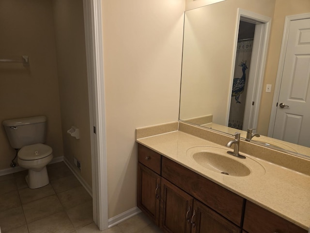 2333 Roaring Creek Dr, Aurora, IL 60503 - full bathroom with vanity and tile patterned flooring