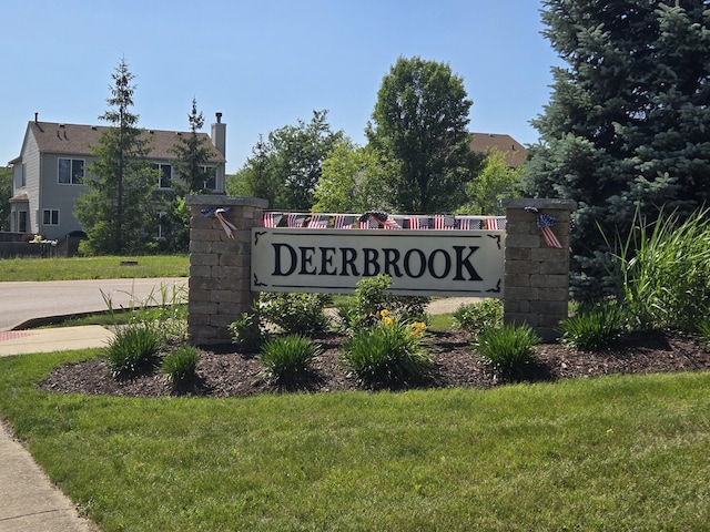 2333 Roaring Creek Dr, Aurora, IL 60503 - community sign with a lawn