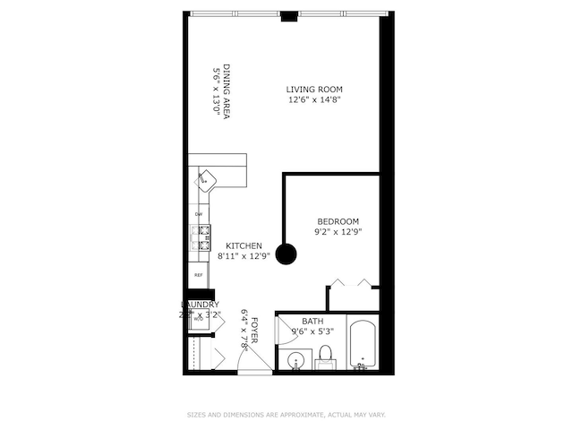 1069 W 14th Pl Unit 333, Chicago, IL 60608 - room layout