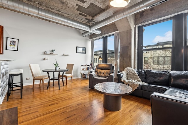 1069 W 14th Pl Unit 333, Chicago, IL 60608 - living area with wood finished floors and baseboards