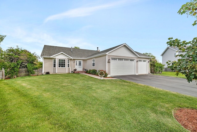 26138 Oak Ridge Ct, Channahon, IL 60410 - ranch-style house featuring an attached garage and asphalt driveway