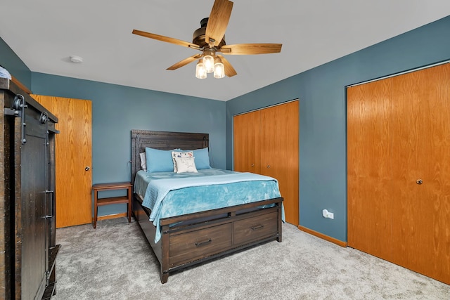 26138 Oak Ridge Ct, Channahon, IL 60410 - carpeted bedroom featuring a ceiling fan and baseboards