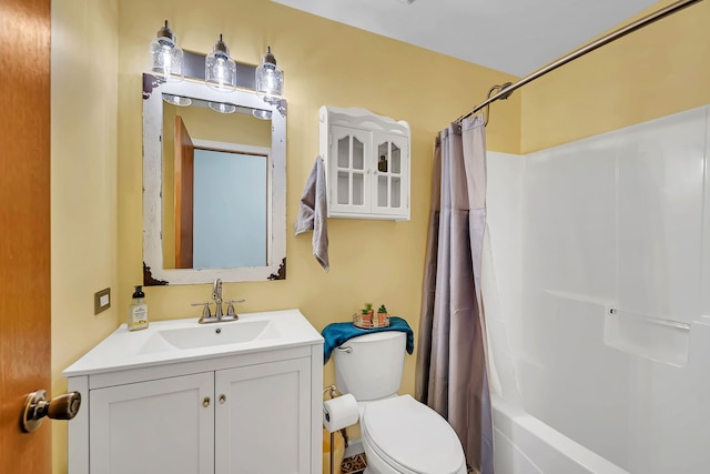 26138 Oak Ridge Ct, Channahon, IL 60410 - full bathroom with toilet, vanity, and shower / tub combo