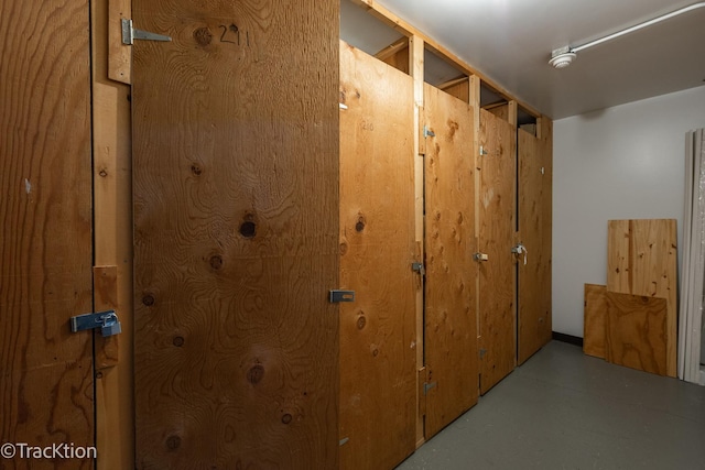 6660 S Brainard Ave Unit 201, Countryside, IL 60525 - hall featuring finished concrete floors