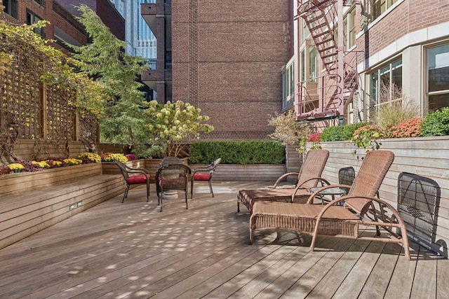 199 E Lake Shore Dr Unit 3, Chicago, IL 60611 - view of wooden terrace