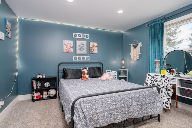 17469 N 300 E Rd, Flanagan, IL 61740 - carpeted bedroom with recessed lighting and baseboards