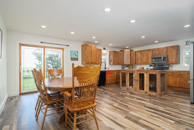 17469 N 300 E Rd, Flanagan, IL 61740 - dining room with light wood-style floors, recessed lighting, and baseboards