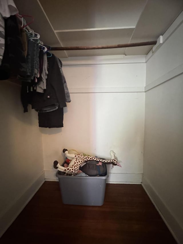1309 S Main St, Bloomington, IL 61701 - spacious closet featuring wood finished floors