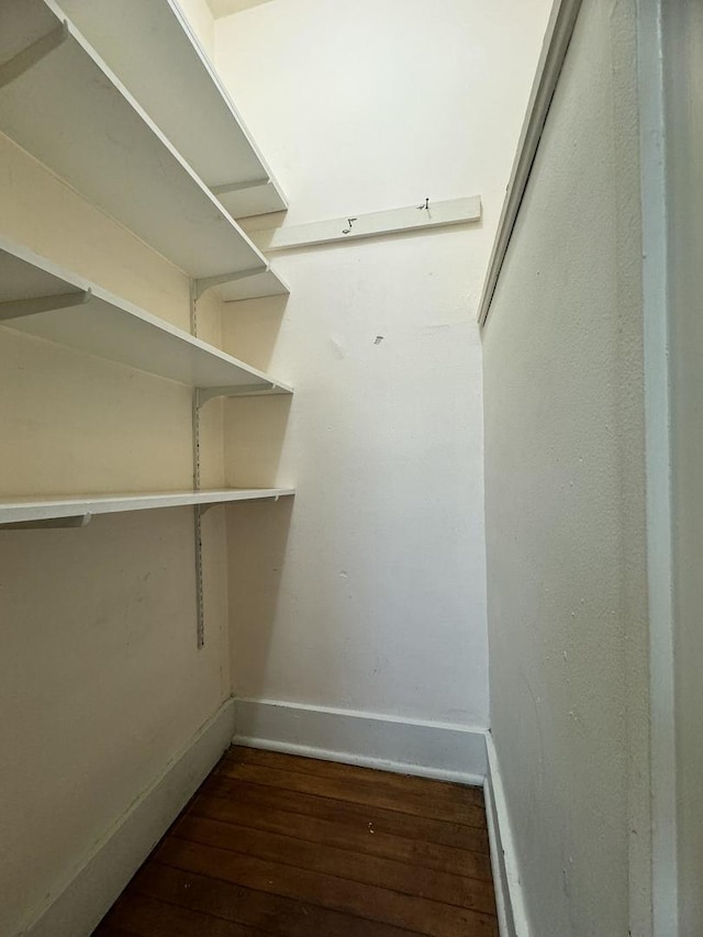 1309 S Main St, Bloomington, IL 61701 - walk in closet with hardwood / wood-style floors