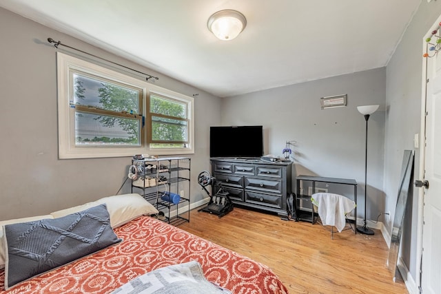 205 Glen St, West Chicago, IL 60185 - bedroom featuring wood finished floors and baseboards