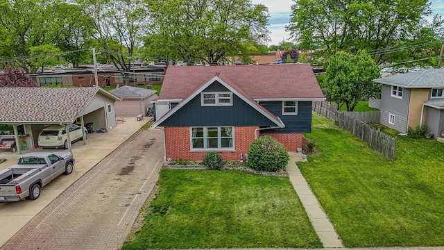 205 Glen St, West Chicago, IL 60185 - view of front of home with brick siding