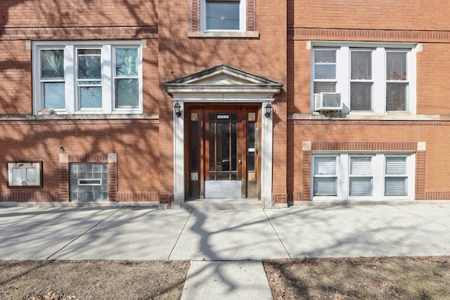 3524 N Lawndale Ave Unit 1G, Chicago, IL 60618 - entrance to property featuring brick siding and cooling unit
