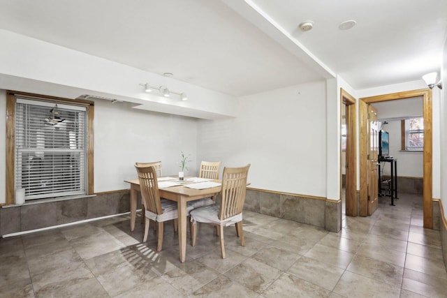 3524 N Lawndale Ave Unit 1G, Chicago, IL 60618 - dining area with wainscoting