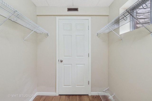 5203 Brighton Ln, Plainfield, IL 60586 - walk in closet featuring wood finished floors