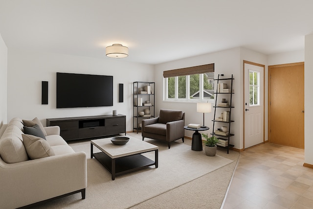 5203 Brighton Ln, Plainfield, IL 60586 - living area with light floors and baseboards