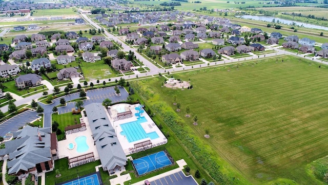 4748 Sassafras Ln, Naperville, IL 60564 - view of property location with a pool area and a nearby body of water