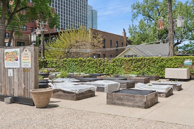 4250 N Marine Dr Unit 1406, Chicago, IL 60613 - view of patio / terrace featuring a garden