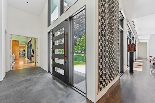 4N575 Old Quarry Rd, Saint Charles, IL 60174 - entrance foyer with healthy amount of natural light and a towering ceiling
