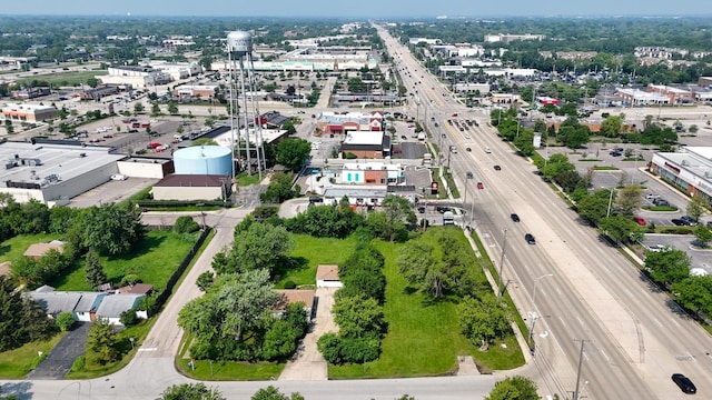 1180 Apple St, Hoffman Estates, IL 60169 - aerial view of property and surrounding area with a main thoroughfare