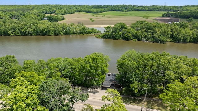 605 N 4th St, Oregon, IL 61061 - drone / aerial view of a nearby body of water