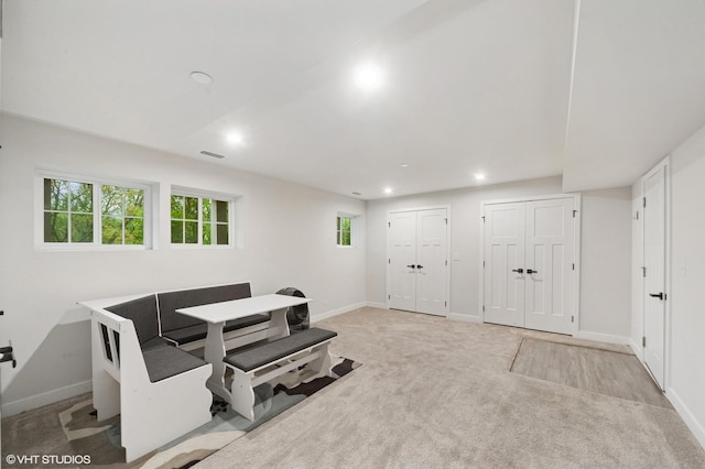 790 Weller Dr, Des Plaines, IL 60016 - living room featuring recessed lighting, baseboards, and carpet floors