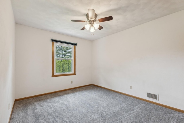 307 Shelden Dr, Winnebago, IL 61088 - carpeted empty room with a ceiling fan and baseboards