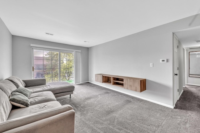 6135 W 94th St Unit C2, Oak Lawn, IL 60453 - living room with carpet and baseboards