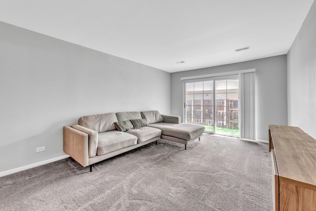 6135 W 94th St Unit C2, Oak Lawn, IL 60453 - living area featuring carpet floors and baseboards