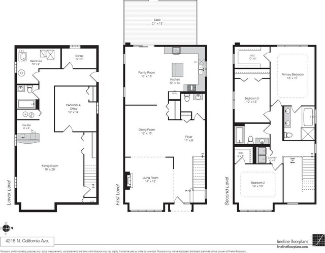 4218 N California Ave, Chicago, IL 60618 - room layout