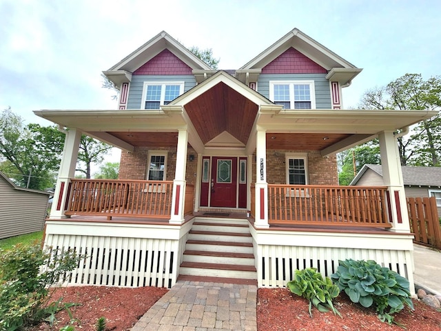 5115 E Ln, Mchenry, IL 60050 - craftsman house with covered porch and brick siding