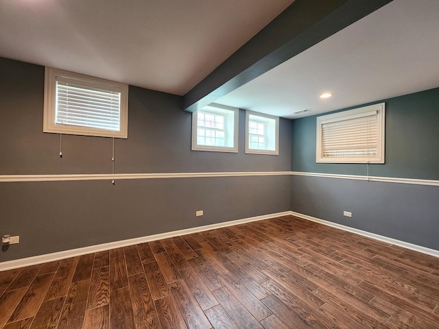 5115 E Ln, Mchenry, IL 60050 - below grade area featuring wood finished floors and baseboards