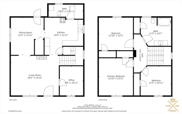 55 N 2600e Rd, Rankin, IL 60960 - room layout
