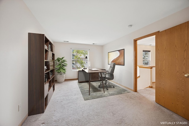 18582 W Point Dr, Tinley Park, IL 60477 - carpeted home office featuring baseboards