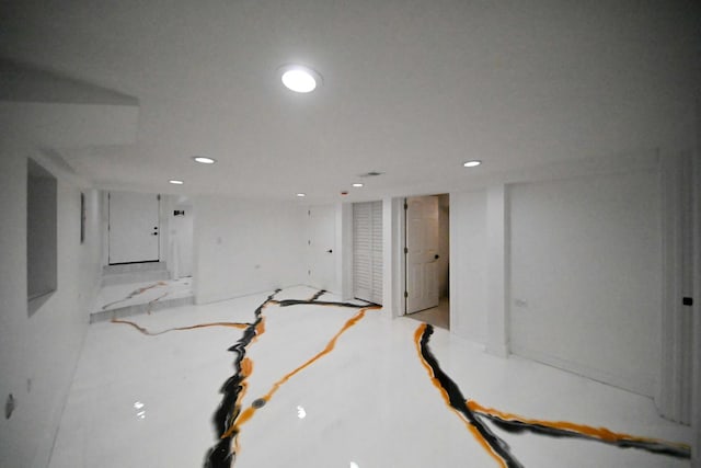 7832 S Evans Ave, Chicago, IL 60619 - finished basement featuring recessed lighting