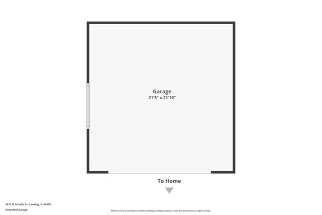 3413 N Schultz Dr, Lansing, IL 60438 - home floor plan