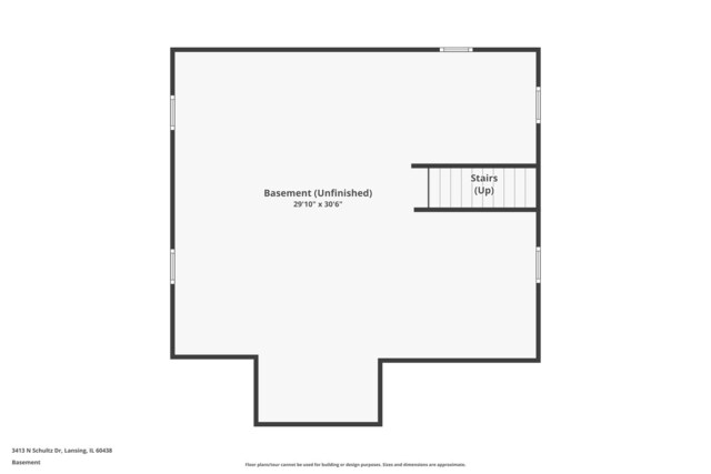 3413 N Schultz Dr, Lansing, IL 60438 - home floor plan