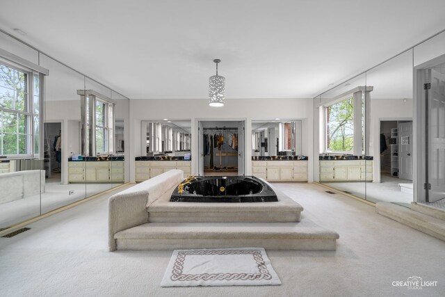 1900 Millburne Rd, Lake Forest, IL 60045 - carpeted living area featuring healthy amount of natural light