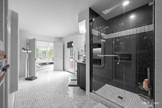 1900 Millburne Rd, Lake Forest, IL 60045 - bathroom with a stall shower and vanity