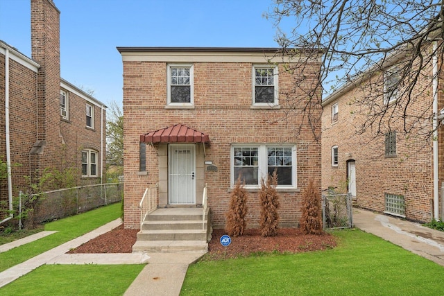 9632 S Yale Ave, Chicago, IL 60628 - view of front facade with brick siding