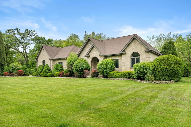8600 Beall St, Dyer, IN 46311 - french country style house featuring a front yard