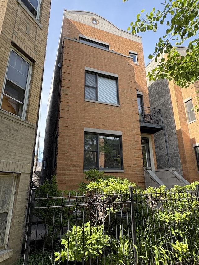 2918 W Palmer St Unit 1, Chicago, IL 60647 - view of front of home with brick siding